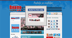Desktop Screenshot of bumradio.net